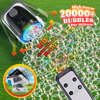 Upgraded Bubble Machine Outdoor Toys for Kids & Wedding Party