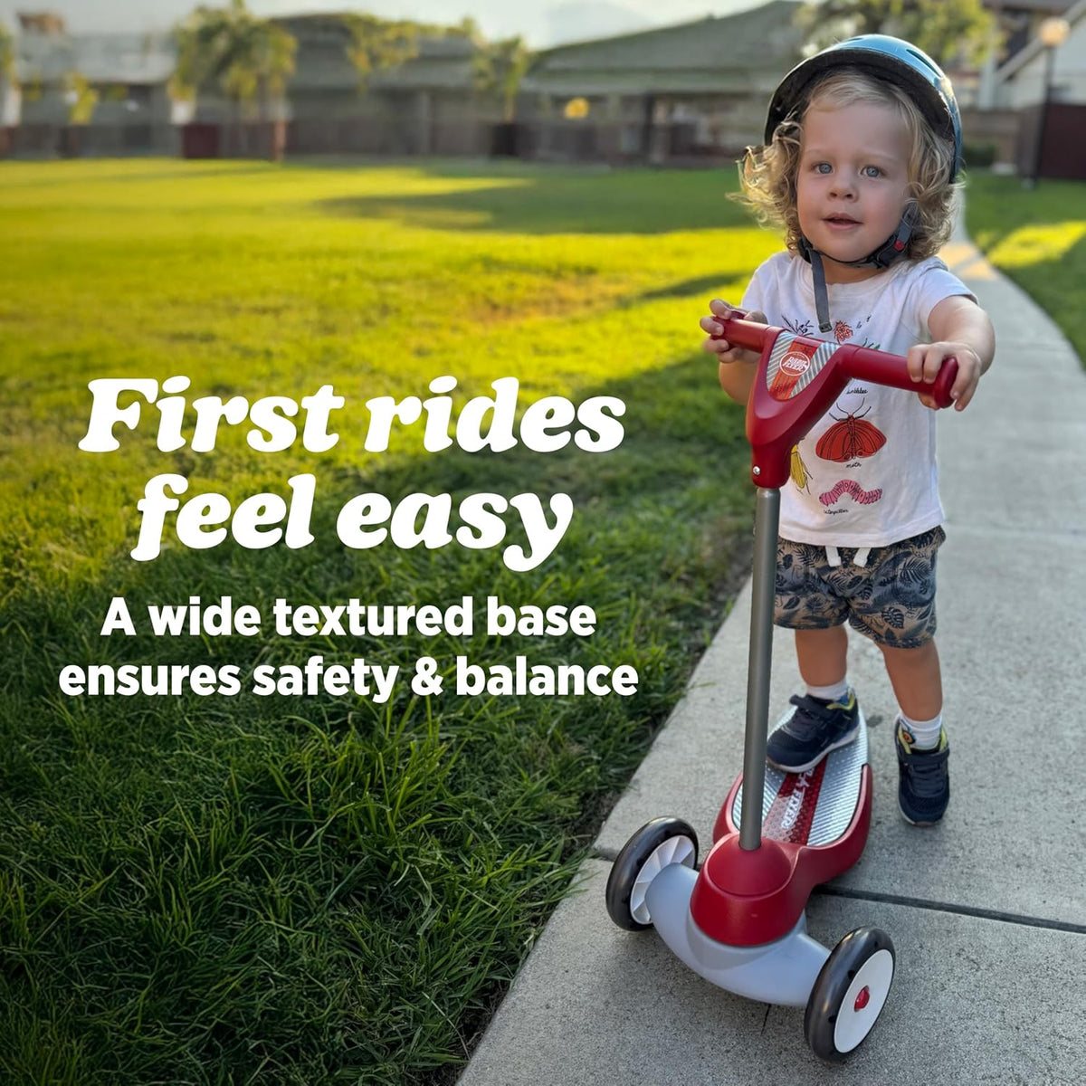 Radio Flyer My 1st Scooter, For Kids 2-5 Years Old, Red