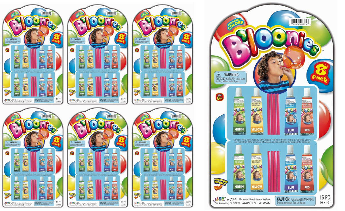 JA-RU Bloonies Elastic Bubble Balloon Variety (1 Pack) 774-1A
