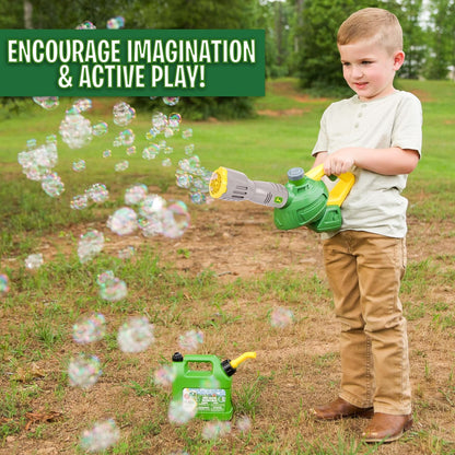 John Deere Bubble Leaf Blower - 24 oz Refill, Bubble Machine - Ages 3+