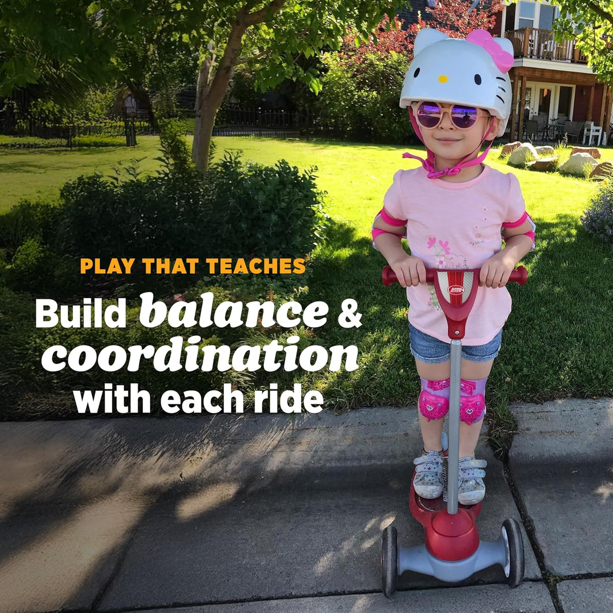 Radio Flyer My 1st Scooter, For Kids 2-5 Years Old, Red