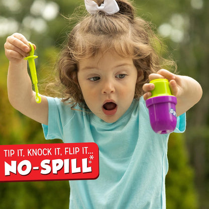 Little Kids Fubbles No-Spill Mini Bubble Tumbler (3 Pack), Multi (99630)
